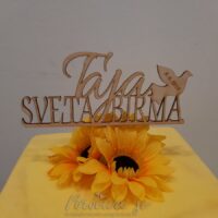 leseni toper za v torto ali šopek