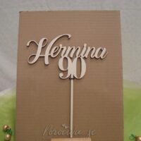 leseni toper za v torto ali šopek