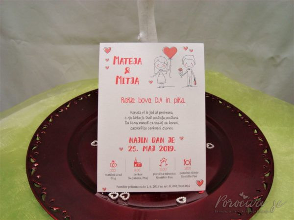 Zabavna Poročna vabila 099