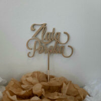 Leseni napis - Zlata poroka 3