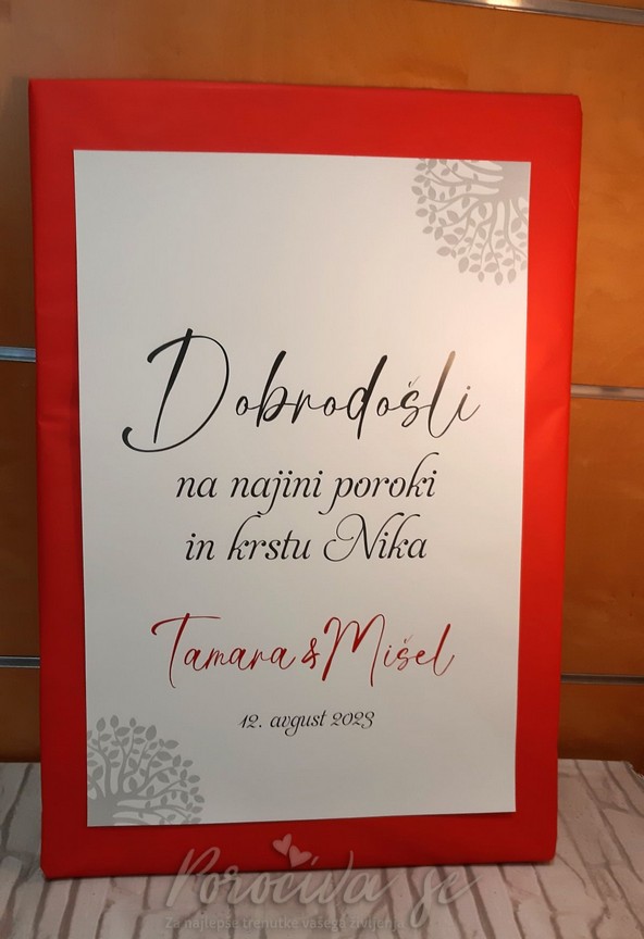 Napis dobrodošlice Napis dobrodošlice