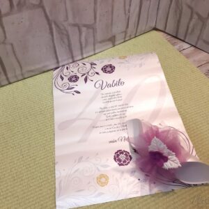 Vabilo za obletnico v rolici