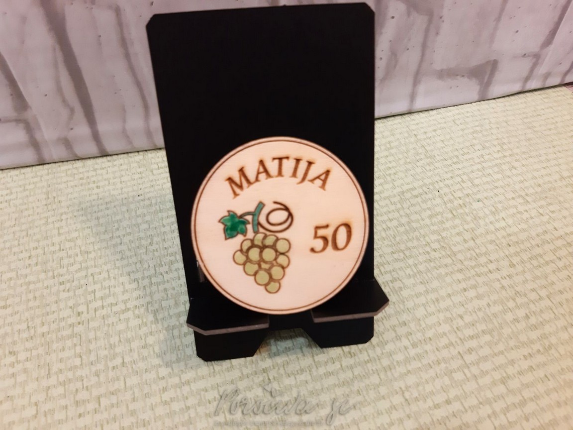 Leseni magnet Grozdje LM-109 Leseni magnet Grozdje LM-109