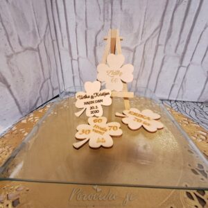 Leseni magneti Deteljice