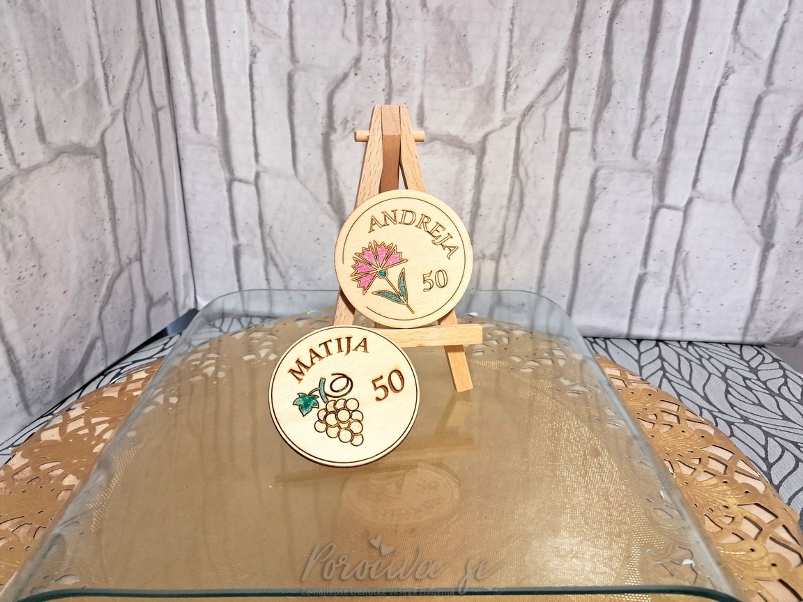 Leseni magneti barvani Leseni magneti barvani