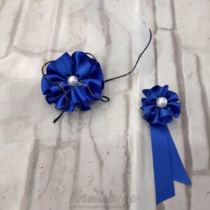 Korsaž in kotiljon MP-05-moder