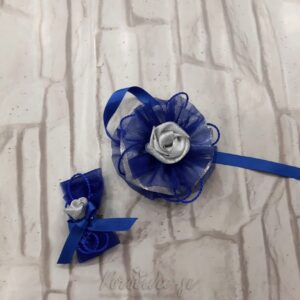 Korsaž in kotiljon MP-07,moder