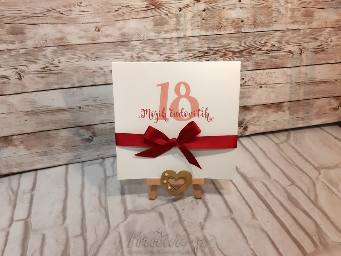 Vabilo ob polnoletnosti RD 1-18 Vabilo ob polnoletnosti RD 1-18