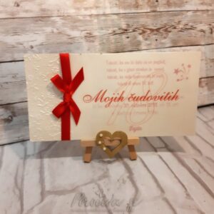 Vabilo ob polnoletnosti RD 3-18, rdeče