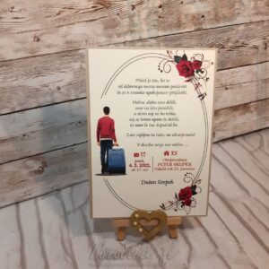 Vabilo ob upokojitvi PEN-02, moški