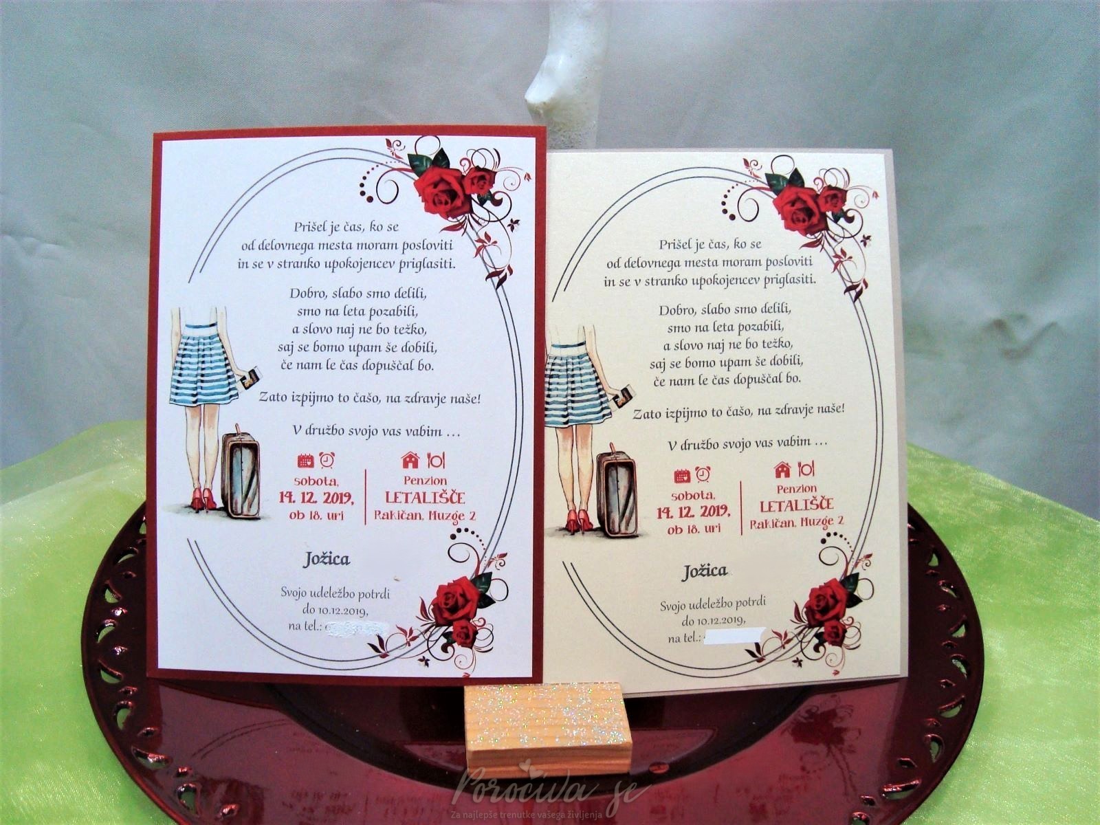 Vabilo ob upokojitvi PEN-02a, ženske Vabilo ob upokojitvi PEN-02a, ženske